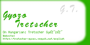 gyozo tretscher business card